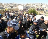 الشرطة تشارك في تشييع جثمان الشهيد زكريا أبو عرام في الخليل