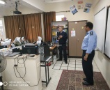 مركز الشرطة المتنقل يزور قرية الجبعة قضاء بيت لحم ويلتقي بالأهالي وطلبة المدارس