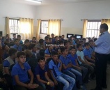 الشرطة تنظم محاضرات توعية لطلبة المدارس في جنين