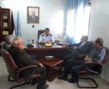 رؤساء المجالس المحلية  يزورون شرطة محافظة طولكرم
