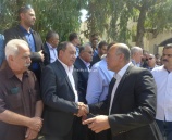 العميد جهاد المسيمي نائب مدير عام الشرطة يشارك في تشيع جثمان رئيس بلدية جنين