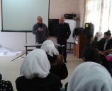 الشرطة تنظم ثلاثة محاضرات بالتوعية الأمنية في مدارس ضواحي القدس.