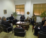 الشرطة وجامعة القدس (ابو ديس) تبحثان سبل التعاون المشترك في ضواحي القدس.