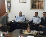 رئيس النيابة العامة  يزور مديرية شرطة محافظة طوباس