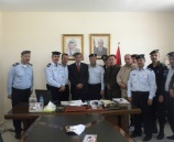شرطة طوباس تقدم التهاني بعيد الفصح  المجيد لعطوفة محافظ محافظة طوباس