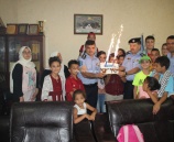الشرطة تستقبل المهنئين بمناسبة عيد  الشرطة الفلسطينية