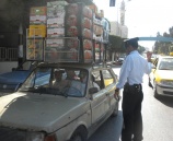 شرطة المرور تفحص 21 مركبة في قلقيلية