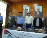 الشرطة تكرم المؤسسات الشريكة وعدد من السائقين في قلقيلية