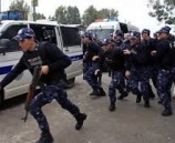 الشرطة والأجهزة الأمنية تنفذ حملة أمنية على تجار المخدرات في بلدة ألرام شمال القدس المحتلة