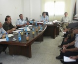 شرطة طوباس تشارك في اجتماع  لجنة السير في المحافظة