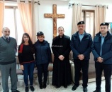 الشرطة تقدم التهاني للمعلم الفلسطيني في بيت لحم