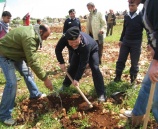 بيوم الارض: الشرطة تشارك بزارعة الأشجار في المحافظات الشمالية