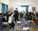 الشرطة تعقد محاضرات توعية شرطية لطلبة مدرسة خربة قيس المختلطة بمحافظة سلفيت