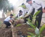 الشرطة تشارك بالاحتفال بيوم الشجرة ومشروع تخضير فلسطين في أريحا