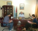 وفد من الصليب الأحمر يقوم بزيارة إلى مديرية شرطة محافظة طولكرم