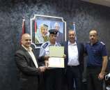 وفد من مركز التدريب المهني اليوم مديرية شرطة محافظة نابلس لبحث التعاون المشترك في نابلس