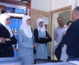 شرطة ضواحي القدس تستقبل مجموعة من طالبات مدرسة فاطمة الزهراء