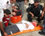 إصابة مواطن بحادث سير في قلقيلية