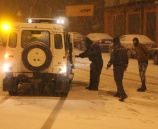 الشرطة تتعامل مع 152 حالة في المنخفض الجوي في رام الله