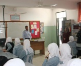 الشرطة تنظم محاضرة حول حماية الأسرة لطالبات مدرسة الشيماء الثانوية في قلقيلية