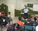 الشرطة تنظم محاضرة توعية حول إدارة الوقت في مركز الطفل في أريحا