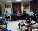 الشرطة تستقبل أطفال فريق  الصحفي الصغير في سلفيت