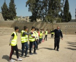 الشرطة تفتتح برنامج دوريات السلامة على الطرق لطلبة المدارس في جنين
