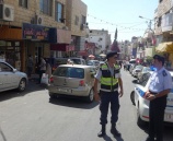 الشرطة تنشر الدوريات للحد من الإزدحامات المرورية في طولكرم