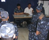 نائب المفوض السياسي  في أريحا يلقي محاضرة في مقر الشرطة الخاصة