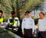 الشرطة والمجلس الأعلى للمرور يوزعان المياه والتمور وبرشورات التوعية في أريحا