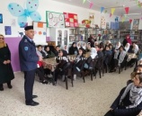 مركز الشرطة المتنقل ينظم عدد من محاضرات التوعية بمدارس بلدة كفل حارس في سلفيت .