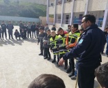 الشرطة تحاضر بأكثر من 460 طالب في بيت لحم