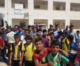 مركز الشرطة المتنقل يعقد محاضرة توعية مرورية بمدرسة بيت عمرة في الخليل