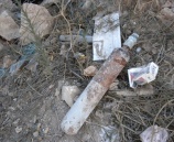 الشرطة تتلف أجسام مشبوهة في نابلس