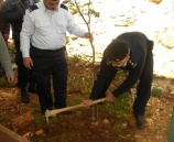 الشرطة تشارك في حملة (شجرة لكل مغترب) في بلدة كفر ثلث