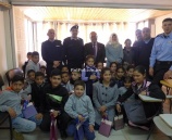 الشرطة تستضيف 20  طالب وطالبة من مدرسة نور الهدى الاسلامية  في ضواحي القدس