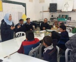 الشرطة تنظم محاضرات توعية في مدرسة ذكور بيت أمرين في نابلس