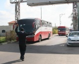 الشرطة تنظم حملة على حافلات الرحل المدرسية في قلقيلية