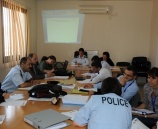 الشرطة تعقد ورشة عمل بعنوان ( دليل إجراءات العمل الموحدة لوحدة حماية الأسرة ) في رام الله