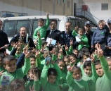 الشرطة تنظم نشاط ترفيهي لأكثر من 90 طفل من روضة الهدى في بيت لحم