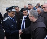 الشرطة تؤمن وتشارك بمراسم استقبال حارس الأراضي المقدسة في بيت لحم