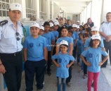 الشرطة تنظم 3 محاضرات لأطفال مخيم (متضامنون مع أطفال اليرموك) في ضواحي القدس