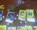 الشرطة تضبط مواد يشتبه بانها مخدرة بقيمة 10 الاف شيكل في نابلس