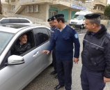 مدير إدارة شرطة المرور يتفقد الوضع المروري في بيت لحم
