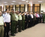 الشرطة تشارك في تكريم قائد الارتباط العسكري في الخليل