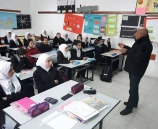 الشرطة تنظم محاضرات توعية بمدرسة بنات مسقط الثانوية في بيت لحم
