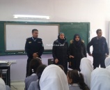 الشرطة تعقد محاضرات توعيه شرطيه تستهدف طلبه مدارس بلدة النزلات  في محافظة طولكرم