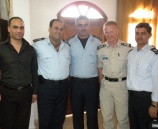 الشرطة الفلسطينية  تكرم مثيلتها الأوروبية في طوباس