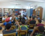 الشرطة تواصل تنظيم محاضرات التوعية لطلبة المدارس الحكومية والتابعة لوكالة الغوث  في طولكرم