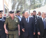 الشرطة تشارك في استقبال رئيس الوزراء الدكتور سلام فياض خلال زيارته لمحافظة قلقيلية